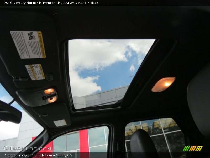 Ingot Silver Metallic / Black 2010 Mercury Mariner I4 Premier