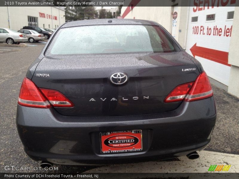 Magnetic Gray Metallic / Dark Charcoal 2010 Toyota Avalon Limited