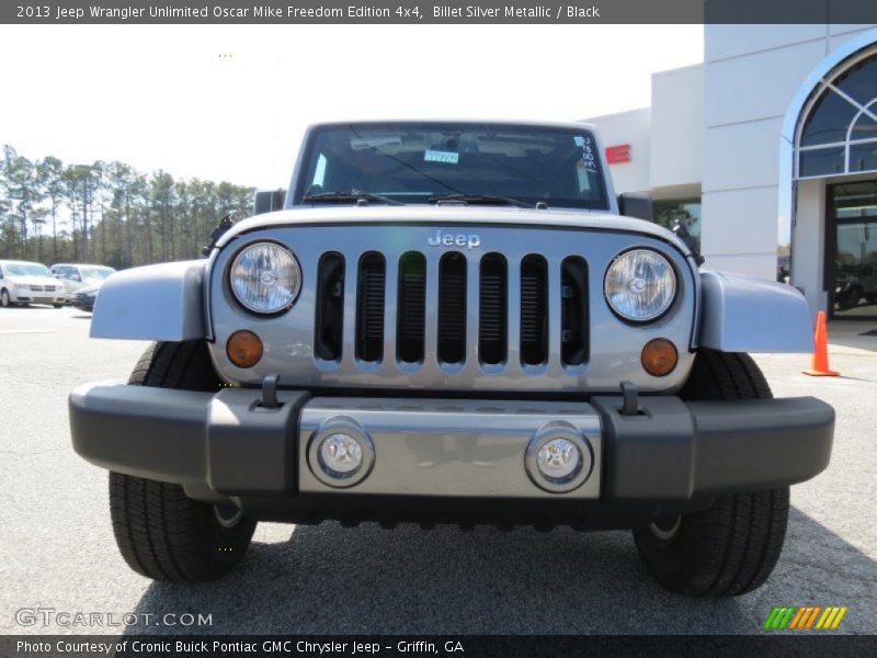 Billet Silver Metallic / Black 2013 Jeep Wrangler Unlimited Oscar Mike Freedom Edition 4x4