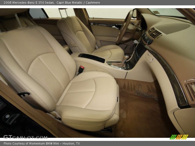 Front Seat of 2008 E 350 Sedan