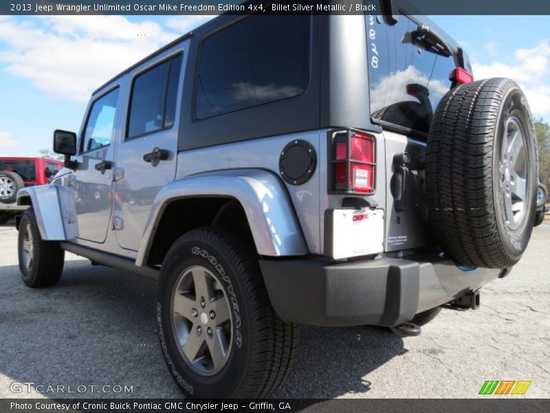 Billet Silver Metallic / Black 2013 Jeep Wrangler Unlimited Oscar Mike Freedom Edition 4x4