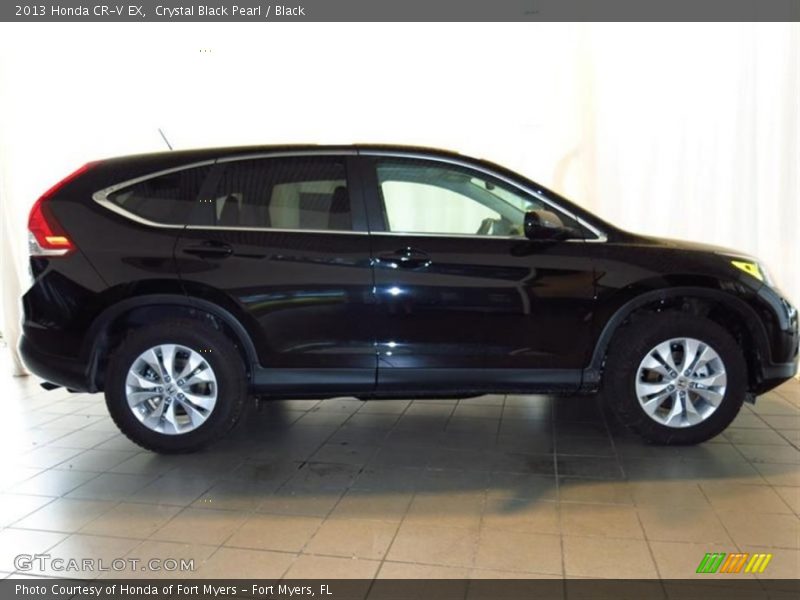Crystal Black Pearl / Black 2013 Honda CR-V EX
