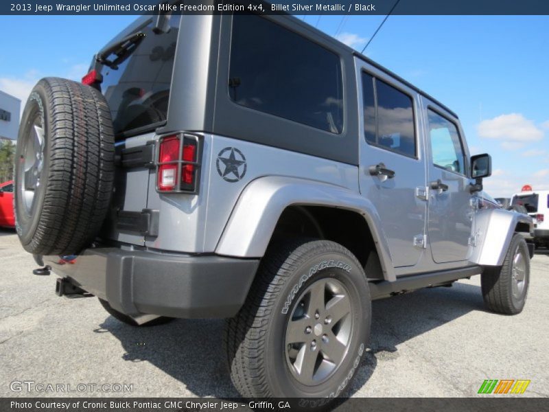  2013 Wrangler Unlimited Oscar Mike Freedom Edition 4x4 Billet Silver Metallic