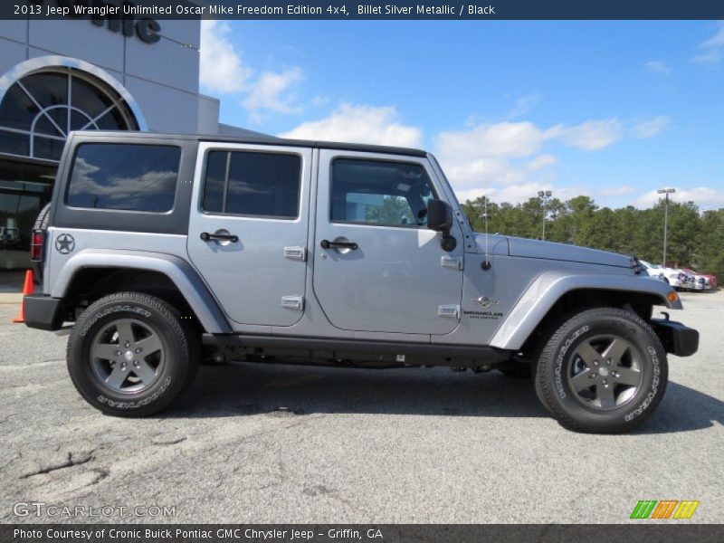  2013 Wrangler Unlimited Oscar Mike Freedom Edition 4x4 Billet Silver Metallic