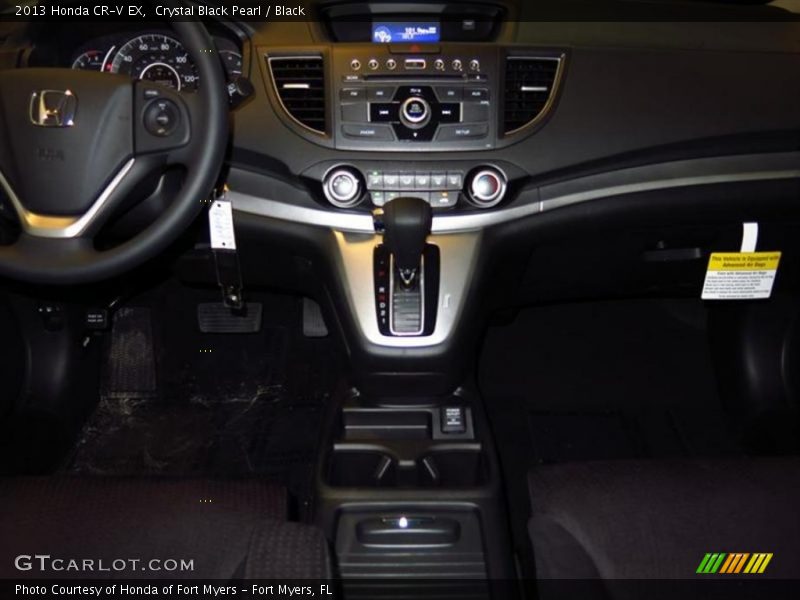 Crystal Black Pearl / Black 2013 Honda CR-V EX