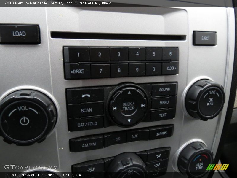 Controls of 2010 Mariner I4 Premier