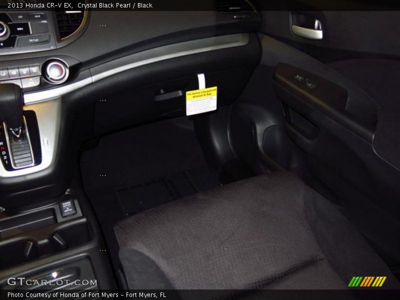 Crystal Black Pearl / Black 2013 Honda CR-V EX