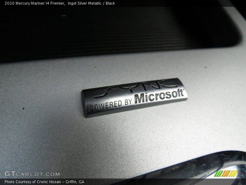 Ingot Silver Metallic / Black 2010 Mercury Mariner I4 Premier