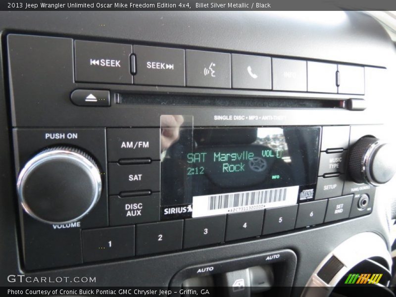 Audio System of 2013 Wrangler Unlimited Oscar Mike Freedom Edition 4x4