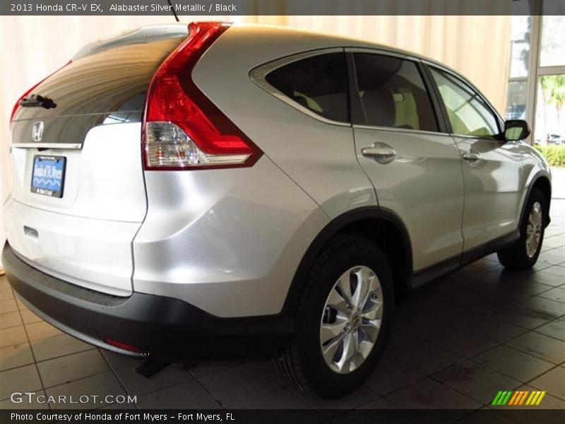 Alabaster Silver Metallic / Black 2013 Honda CR-V EX