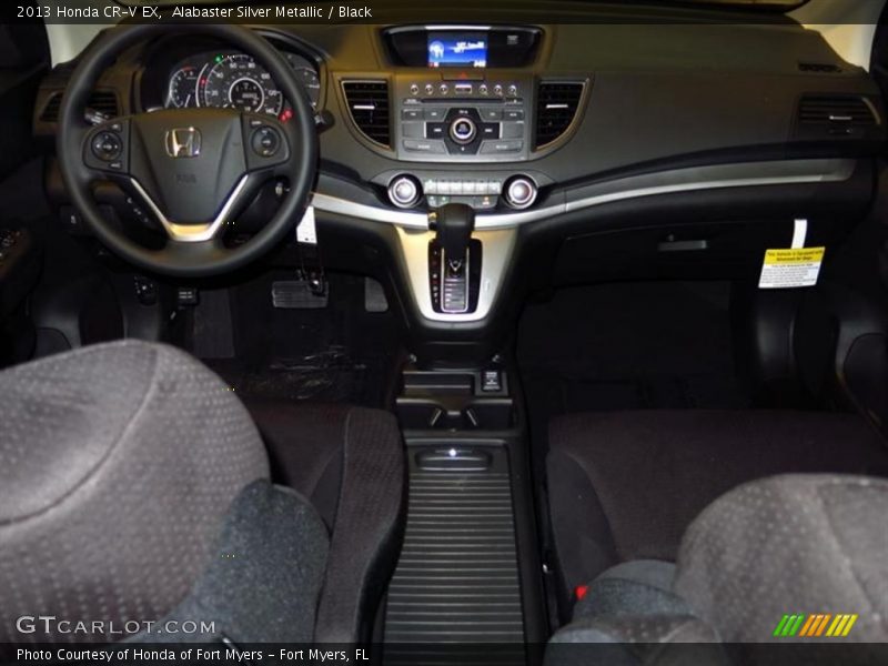 Alabaster Silver Metallic / Black 2013 Honda CR-V EX