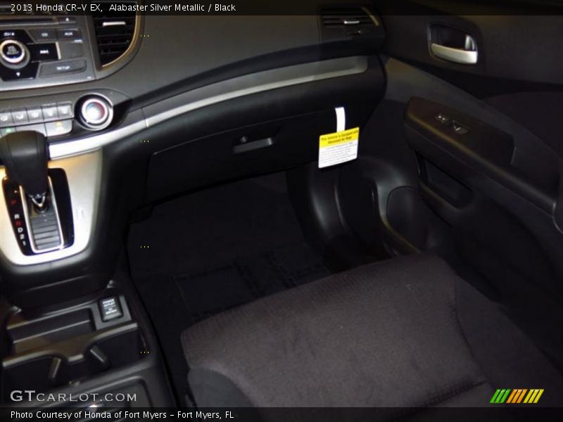 Alabaster Silver Metallic / Black 2013 Honda CR-V EX