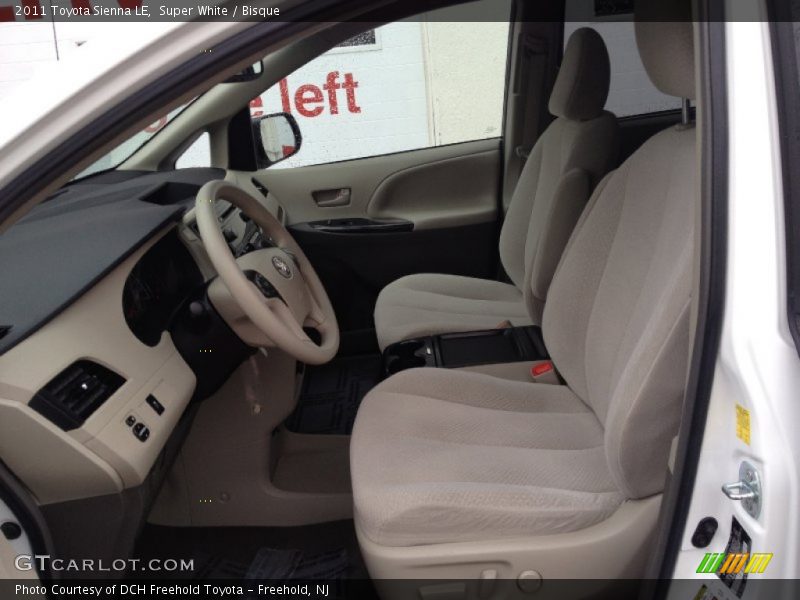 Super White / Bisque 2011 Toyota Sienna LE