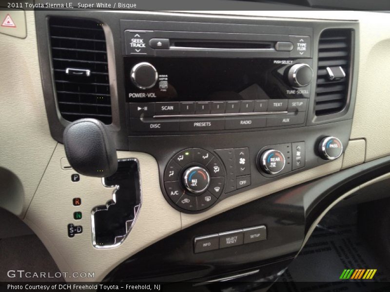 Super White / Bisque 2011 Toyota Sienna LE
