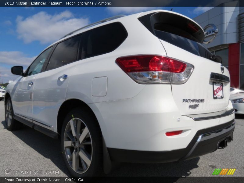 Moonlight White / Almond 2013 Nissan Pathfinder Platinum