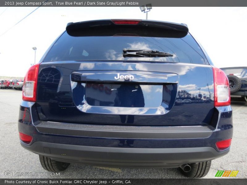 True Blue Pearl / Dark Slate Gray/Light Pebble 2013 Jeep Compass Sport