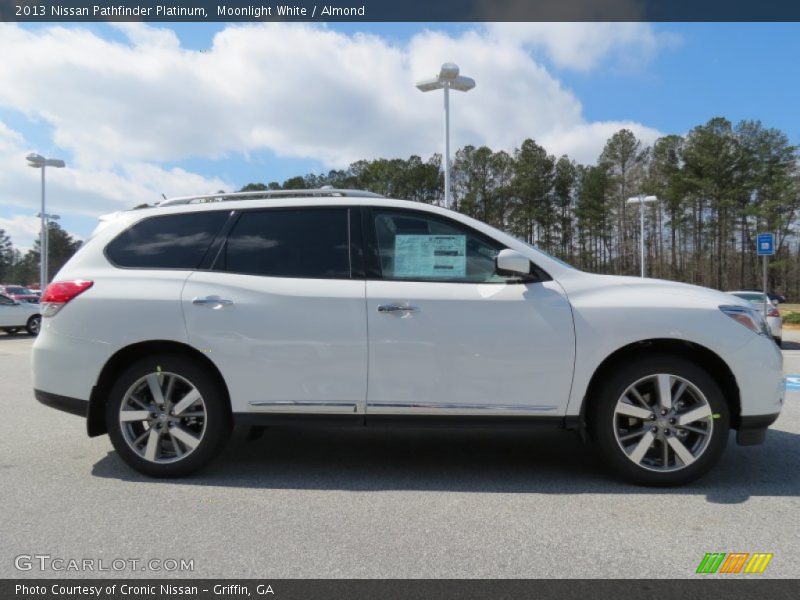 Moonlight White / Almond 2013 Nissan Pathfinder Platinum