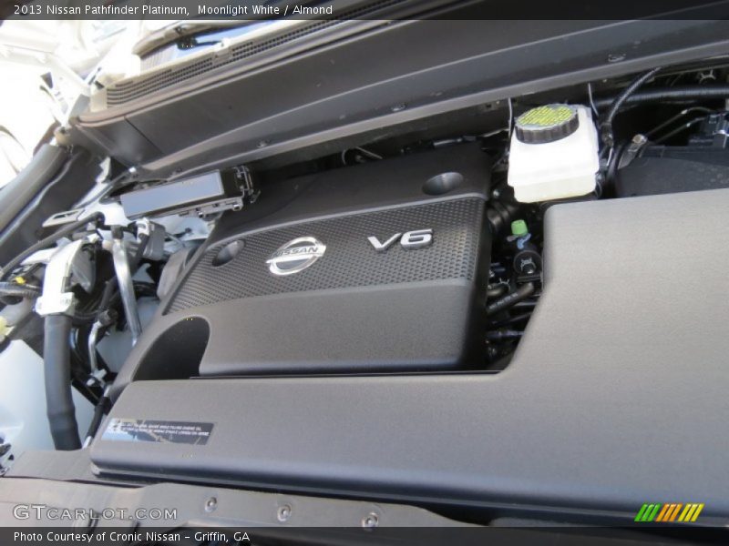 Moonlight White / Almond 2013 Nissan Pathfinder Platinum