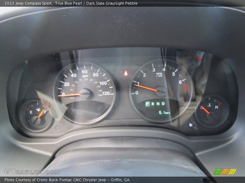 True Blue Pearl / Dark Slate Gray/Light Pebble 2013 Jeep Compass Sport
