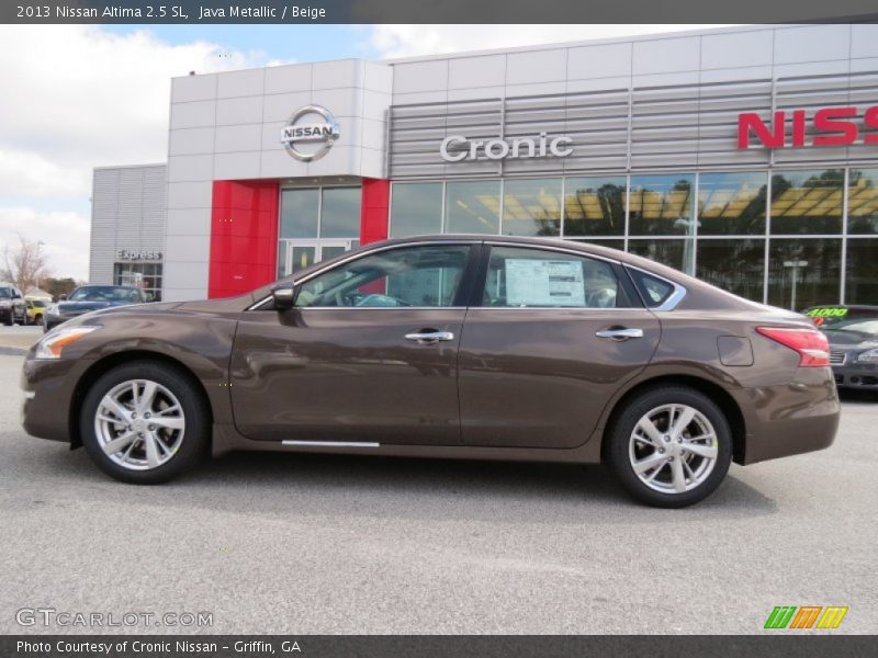 Java Metallic / Beige 2013 Nissan Altima 2.5 SL