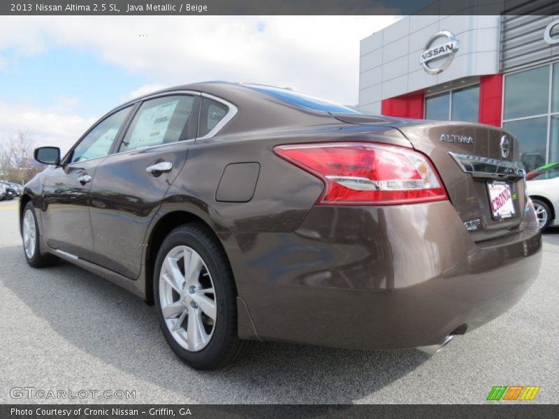 Java Metallic / Beige 2013 Nissan Altima 2.5 SL