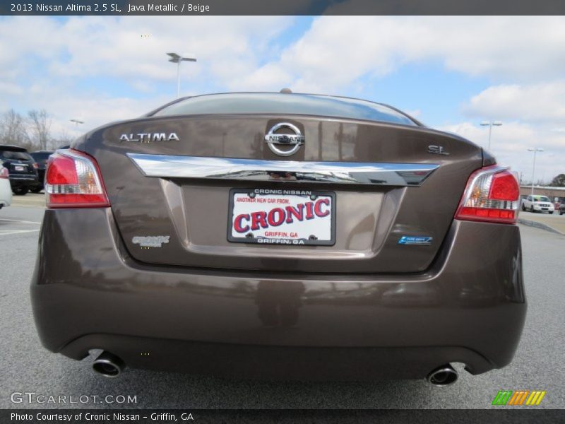 Java Metallic / Beige 2013 Nissan Altima 2.5 SL