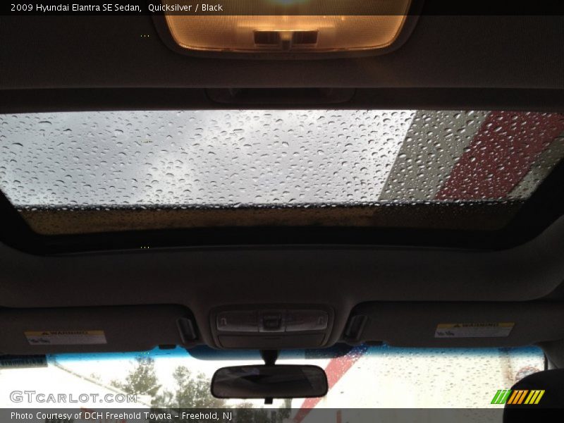 Quicksilver / Black 2009 Hyundai Elantra SE Sedan