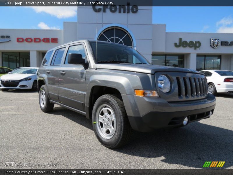 Mineral Gray Metallic / Dark Slate Gray 2013 Jeep Patriot Sport