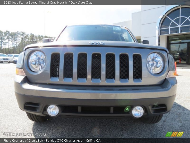 Mineral Gray Metallic / Dark Slate Gray 2013 Jeep Patriot Sport