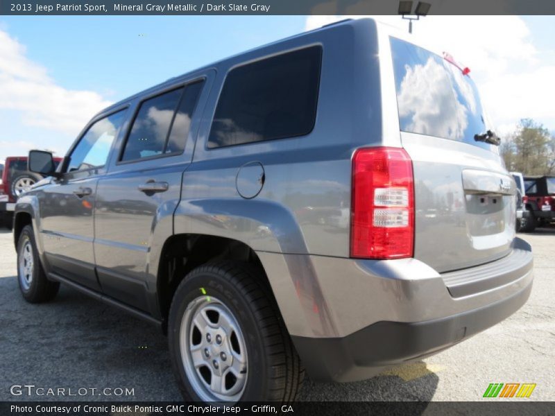 Mineral Gray Metallic / Dark Slate Gray 2013 Jeep Patriot Sport