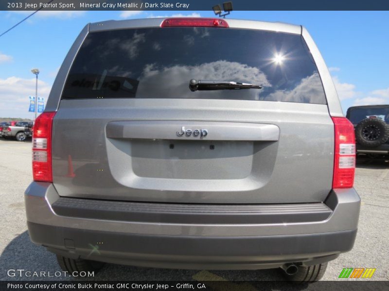 Mineral Gray Metallic / Dark Slate Gray 2013 Jeep Patriot Sport