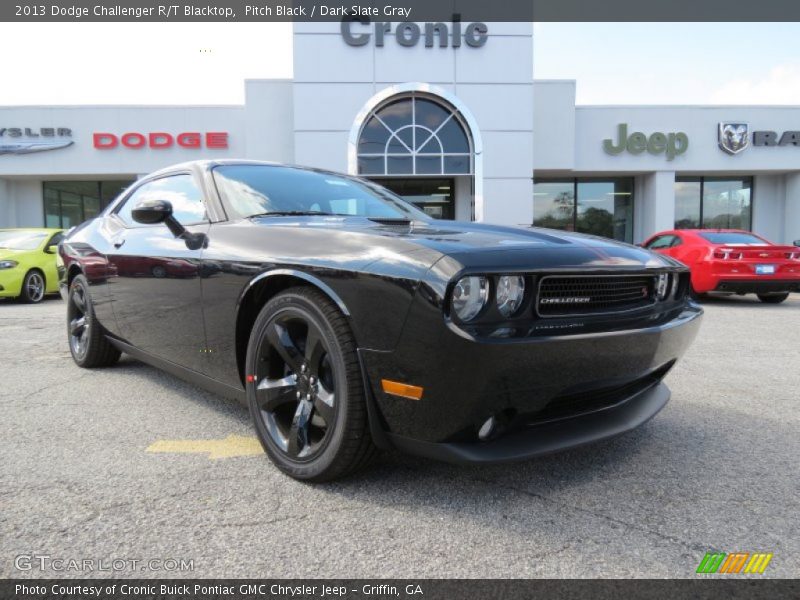Pitch Black / Dark Slate Gray 2013 Dodge Challenger R/T Blacktop