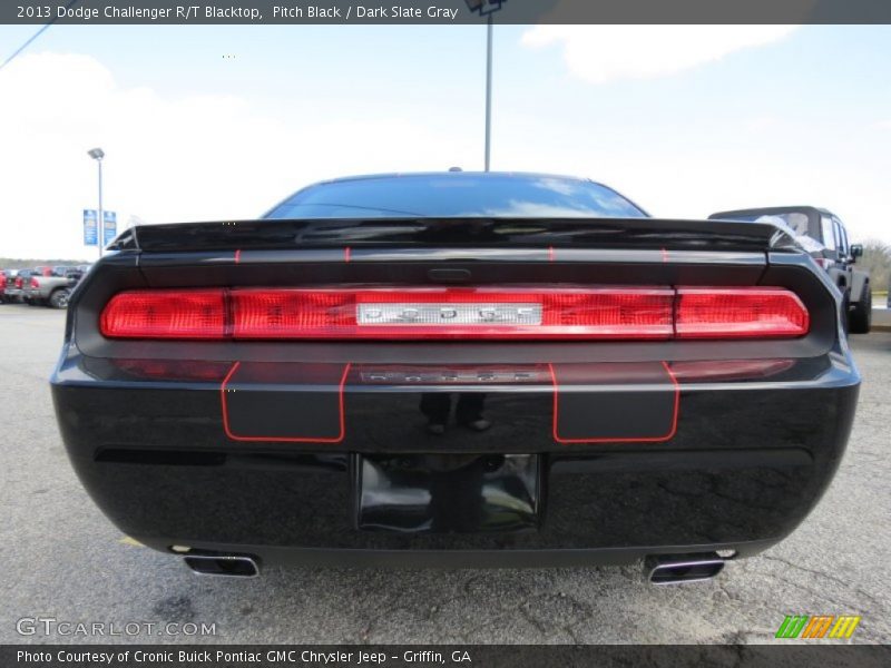 Pitch Black / Dark Slate Gray 2013 Dodge Challenger R/T Blacktop