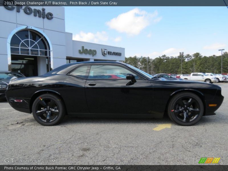 Pitch Black / Dark Slate Gray 2013 Dodge Challenger R/T Blacktop