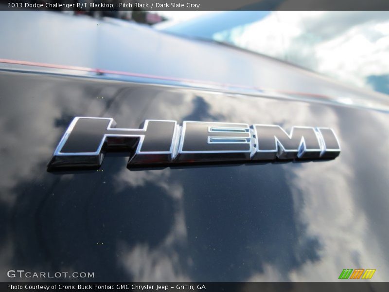 Pitch Black / Dark Slate Gray 2013 Dodge Challenger R/T Blacktop