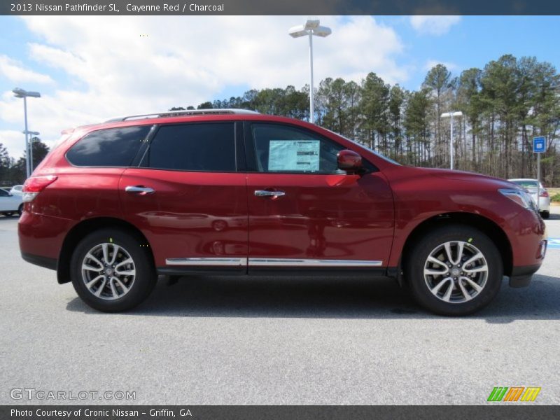  2013 Pathfinder SL Cayenne Red