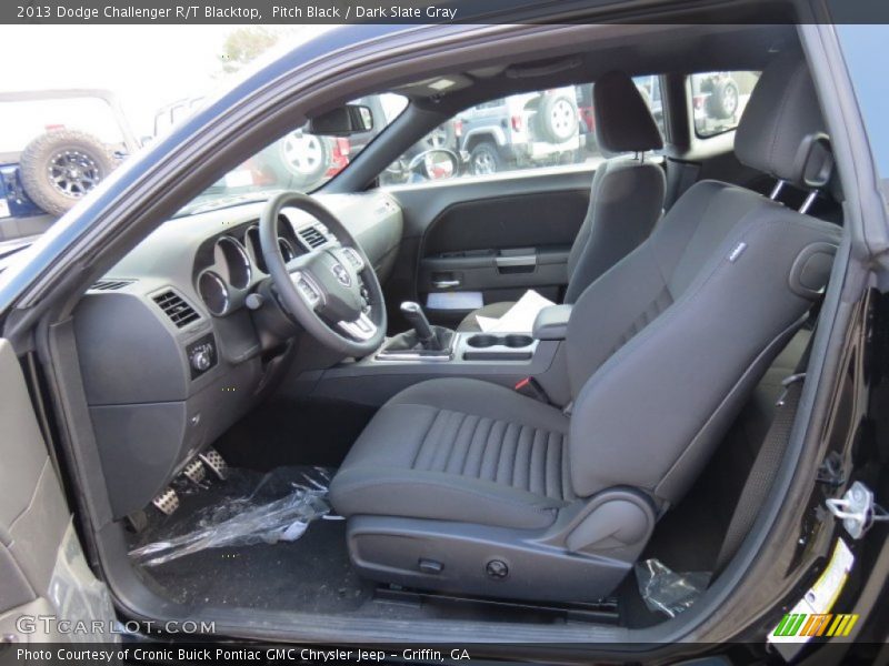 Pitch Black / Dark Slate Gray 2013 Dodge Challenger R/T Blacktop