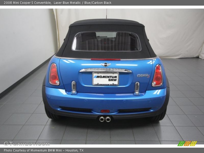 Laser Blue Metallic / Blue/Carbon Black 2008 Mini Cooper S Convertible