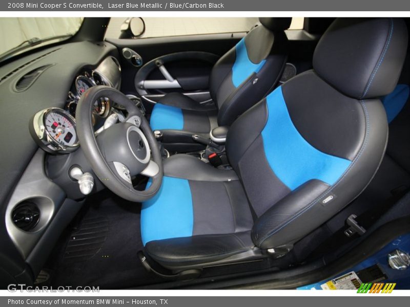 Front Seat of 2008 Cooper S Convertible