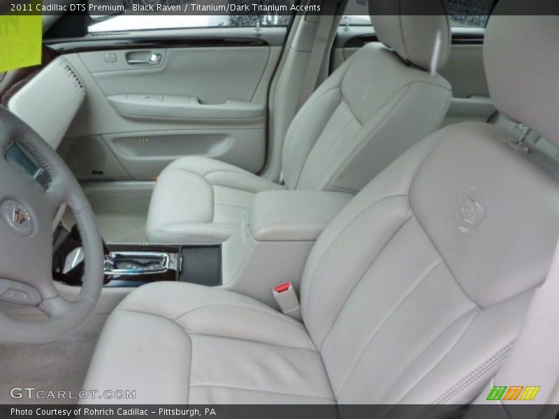 Front Seat of 2011 DTS Premium