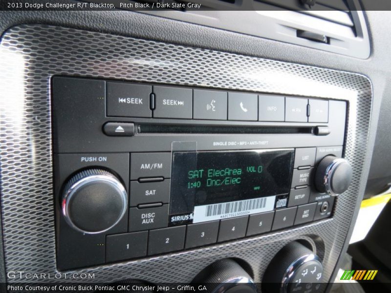 Audio System of 2013 Challenger R/T Blacktop