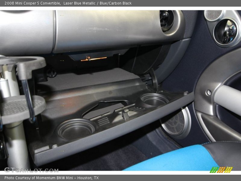 Laser Blue Metallic / Blue/Carbon Black 2008 Mini Cooper S Convertible