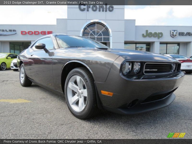Granite Crystal Metallic / Dark Slate Gray 2013 Dodge Challenger SXT