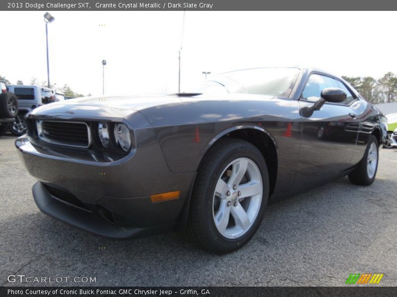 Granite Crystal Metallic / Dark Slate Gray 2013 Dodge Challenger SXT