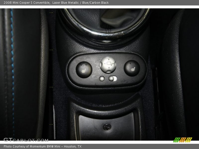 Laser Blue Metallic / Blue/Carbon Black 2008 Mini Cooper S Convertible