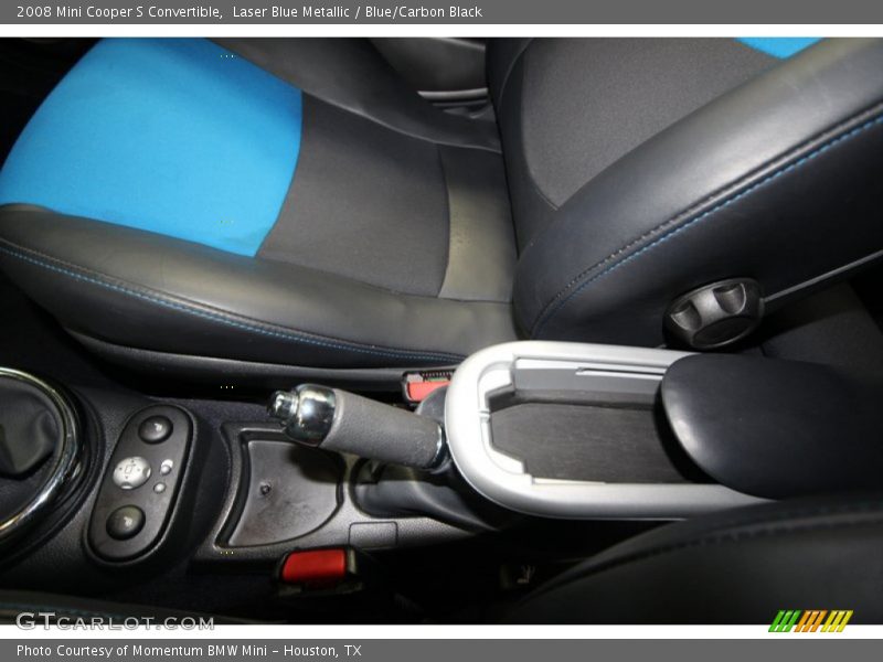 Laser Blue Metallic / Blue/Carbon Black 2008 Mini Cooper S Convertible