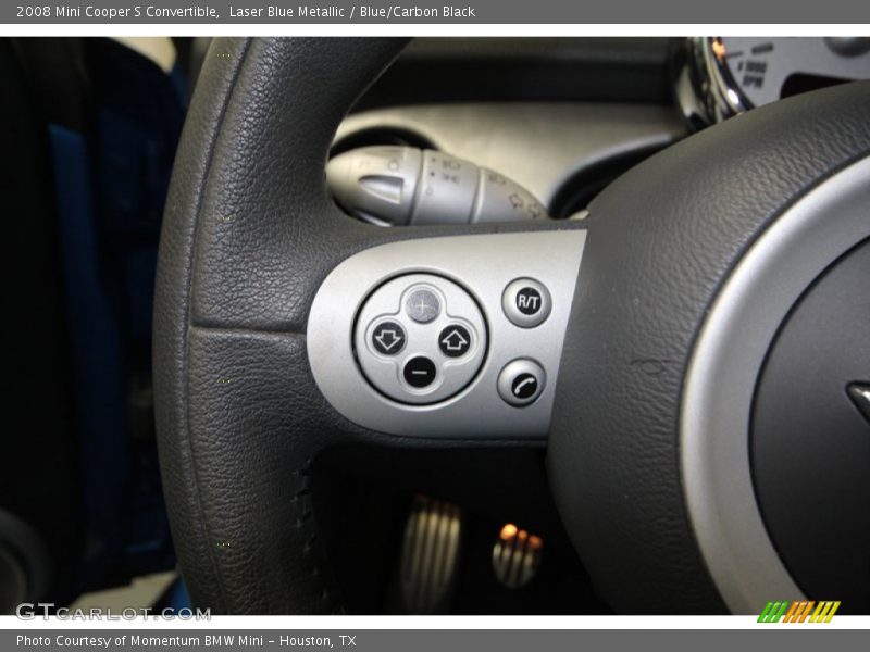 Laser Blue Metallic / Blue/Carbon Black 2008 Mini Cooper S Convertible