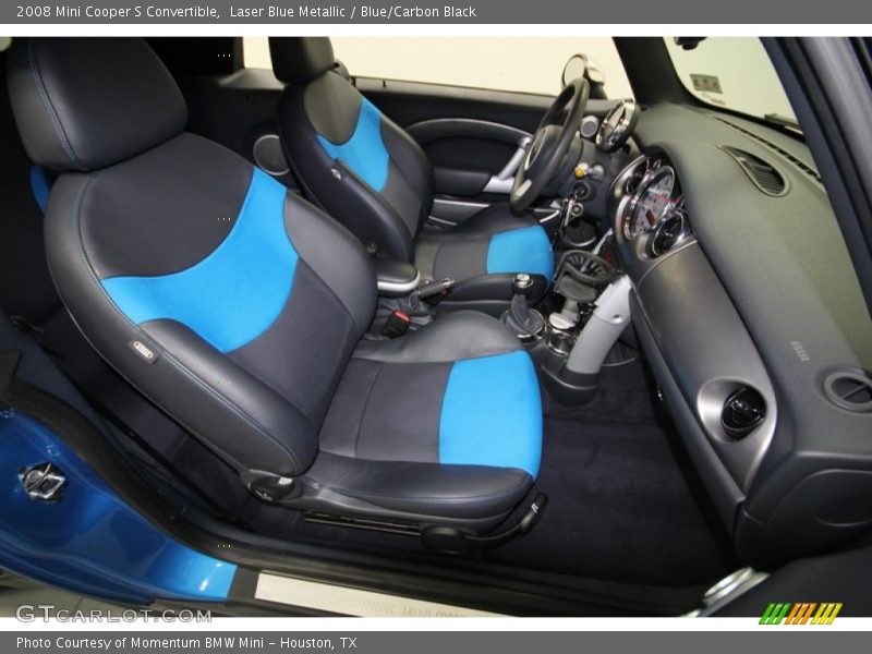 Front Seat of 2008 Cooper S Convertible