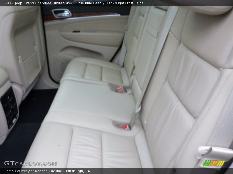 True Blue Pearl / Black/Light Frost Beige 2012 Jeep Grand Cherokee Limited 4x4