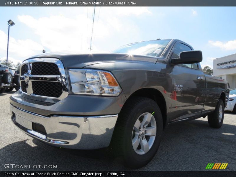 Mineral Gray Metallic / Black/Diesel Gray 2013 Ram 1500 SLT Regular Cab